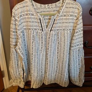 Loft patterned shirt